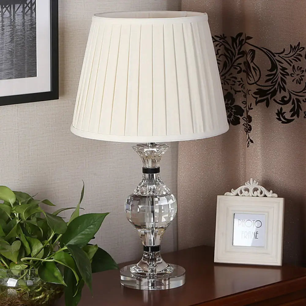 marble table lamps with a luxurious veined pattern for high end decormarble table lamps with a luxurious veined pattern for high end decorHand-Cut Crystal Modernism Vase Shape Reading Lamp (Beige)