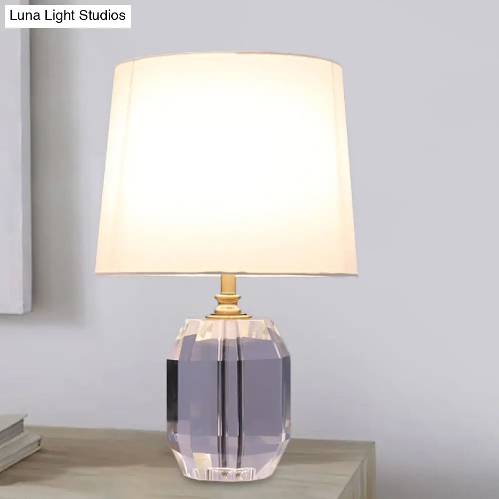 modern minimalist table lamps for contemporary living roomsmodern minimalist table lamps for contemporary living roomsModernist Beveled Crystal 1-Head White Desk Lamp - Small Oblong Table Light, 11"/13" Wide modern minimalist table lamps for contemporary living roomsmodern minimalist table lamps for contemporary living roomsModernist Beveled Crystal 1-Head White Desk Lamp - Small Oblong Table Light, 11"/13" Wide