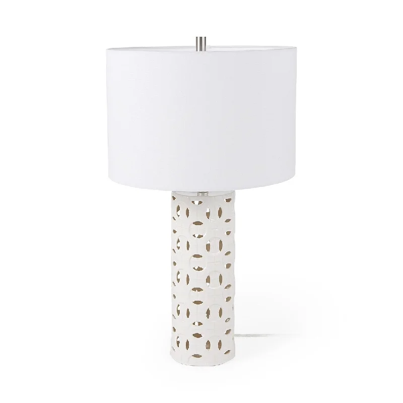 crystal table lamps with dazzling prisms for a glamorous effectcrystal table lamps with dazzling prisms for a glamorous effectPierced White Ceramic Base Table Lamp - 5.98"W x 6"D x 21.5"H crystal table lamps with dazzling prisms for a glamorous effectcrystal table lamps with dazzling prisms for a glamorous effectPierced White Ceramic Base Table Lamp - 5.98"W x 6"D x 21.5"H