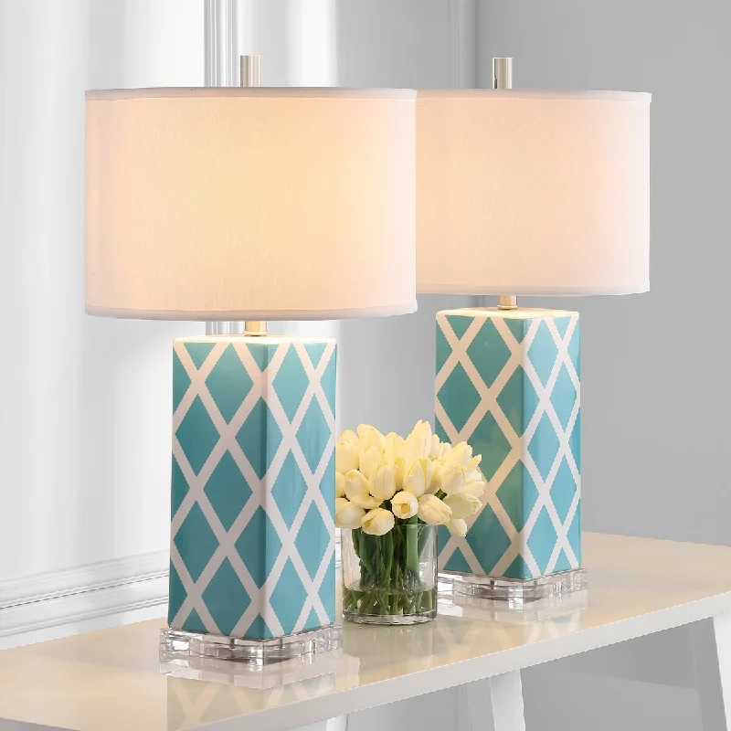modern minimalist table lamps for contemporary living roomsmodern minimalist table lamps for contemporary living roomsSAFAVIEH Lighting Cami 27-inch Navy Garden Lattice Table Lamp (Set of 2) - 15"x15"x27" - 15Wx15Dx27H modern minimalist table lamps for contemporary living roomsmodern minimalist table lamps for contemporary living roomsSAFAVIEH Lighting Cami 27-inch Navy Garden Lattice Table Lamp (Set of 2) - 15"x15"x27" - 15Wx15Dx27H