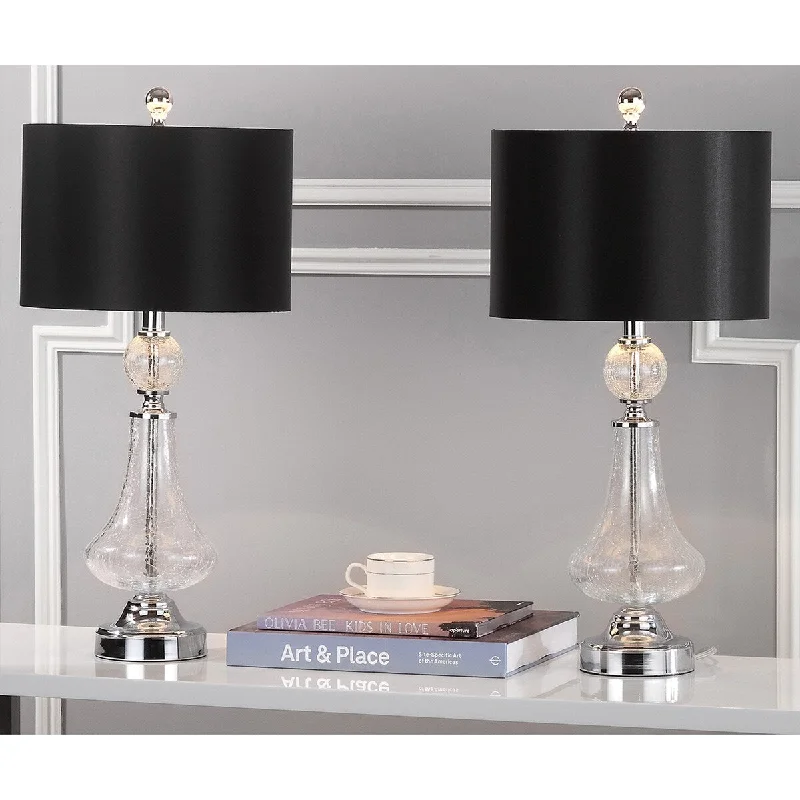 crystal table lamps with dazzling prisms for a glamorous effectcrystal table lamps with dazzling prisms for a glamorous effectSAFAVIEH Lighting Dinie 26-inch Crackled Glass Table Lamp (Set of 2) - 12"x12"x25.5" - 12Wx12Dx26H crystal table lamps with dazzling prisms for a glamorous effectcrystal table lamps with dazzling prisms for a glamorous effectSAFAVIEH Lighting Dinie 26-inch Crackled Glass Table Lamp (Set of 2) - 12"x12"x25.5" - 12Wx12Dx26H