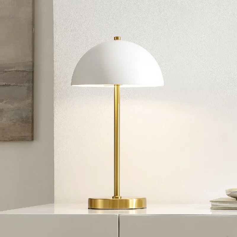leather table lamps with a distressed texture for a rugged charmleather table lamps with a distressed texture for a rugged charmSAFAVIEH Lighting Goldie 18-inch Table Lamp - 10Wx10Dx18H