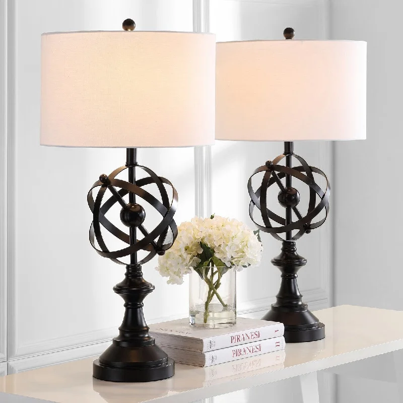 mid century modern table lamps with iconic designs for a stylish studymid century modern table lamps with iconic designs for a stylish studySAFAVIEH Lighting Orvokki 33-inch Iron LED Table Lamp (Set of 2) - 16"x16"x33" - 16Wx16Dx33H