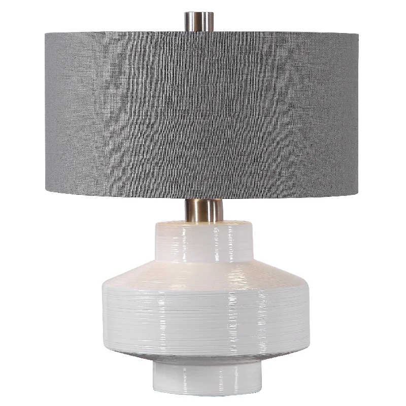 bohemian table lamps with colorful patterns for eclectic bedroomsbohemian table lamps with colorful patterns for eclectic bedroomsUttermost 26382-1 Crosby Mid-Century Table Lamp
