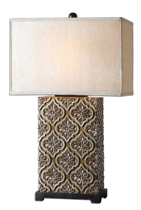 crystal table lamps with dazzling prisms for a glamorous effectcrystal table lamps with dazzling prisms for a glamorous effectUttermost 26829-1 Curino Golden Bronze Table Lamp