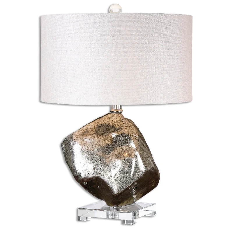 glass table lamps with a frosted surface for soft light diffusionglass table lamps with a frosted surface for soft light diffusionUttermost 26605-1 Everly Silver Glass Table Lamp glass table lamps with a frosted surface for soft light diffusionglass table lamps with a frosted surface for soft light diffusionUttermost 26605-1 Everly Silver Glass Table Lamp