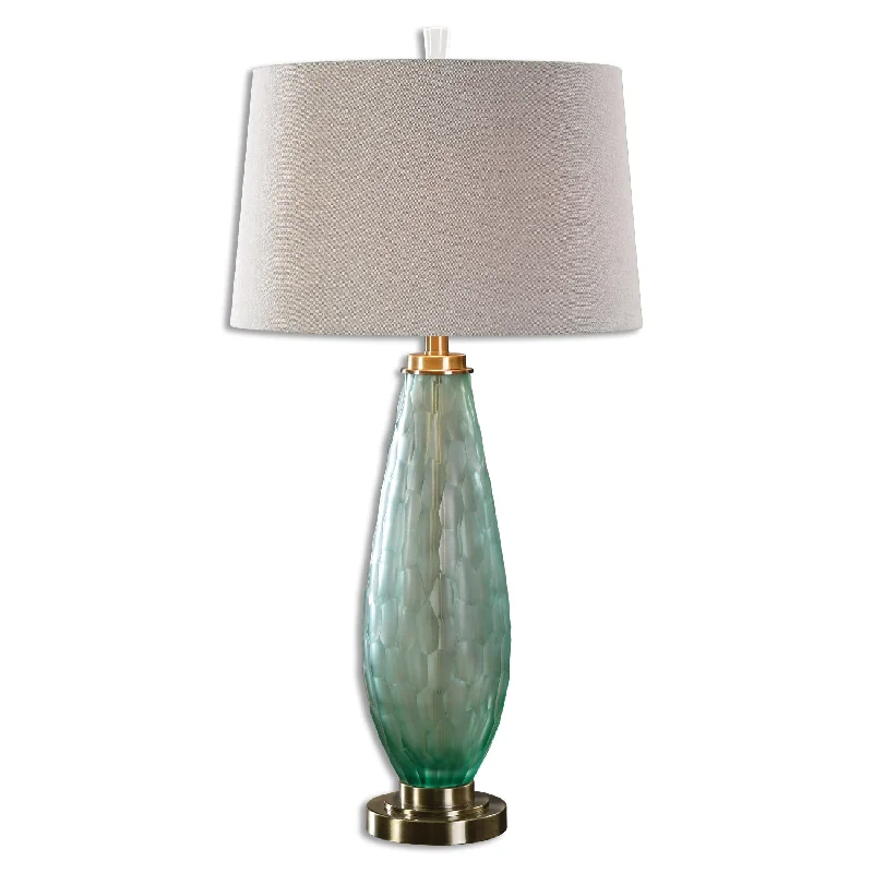 mid century modern table lamps with iconic designs for a stylish studymid century modern table lamps with iconic designs for a stylish studyUttermost 27003 Lenado Sea Green Glass Table Lamp