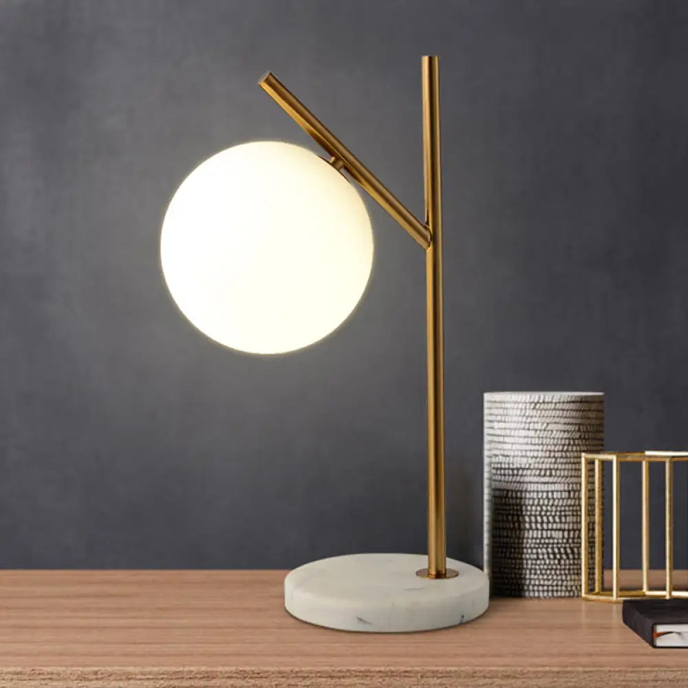 mid century modern table lamps with iconic designs for a stylish studymid century modern table lamps with iconic designs for a stylish studySleek White Glass Sphere Night Light: Minimalist Brass Finish Lamp with 1 Bulb for Nightstands